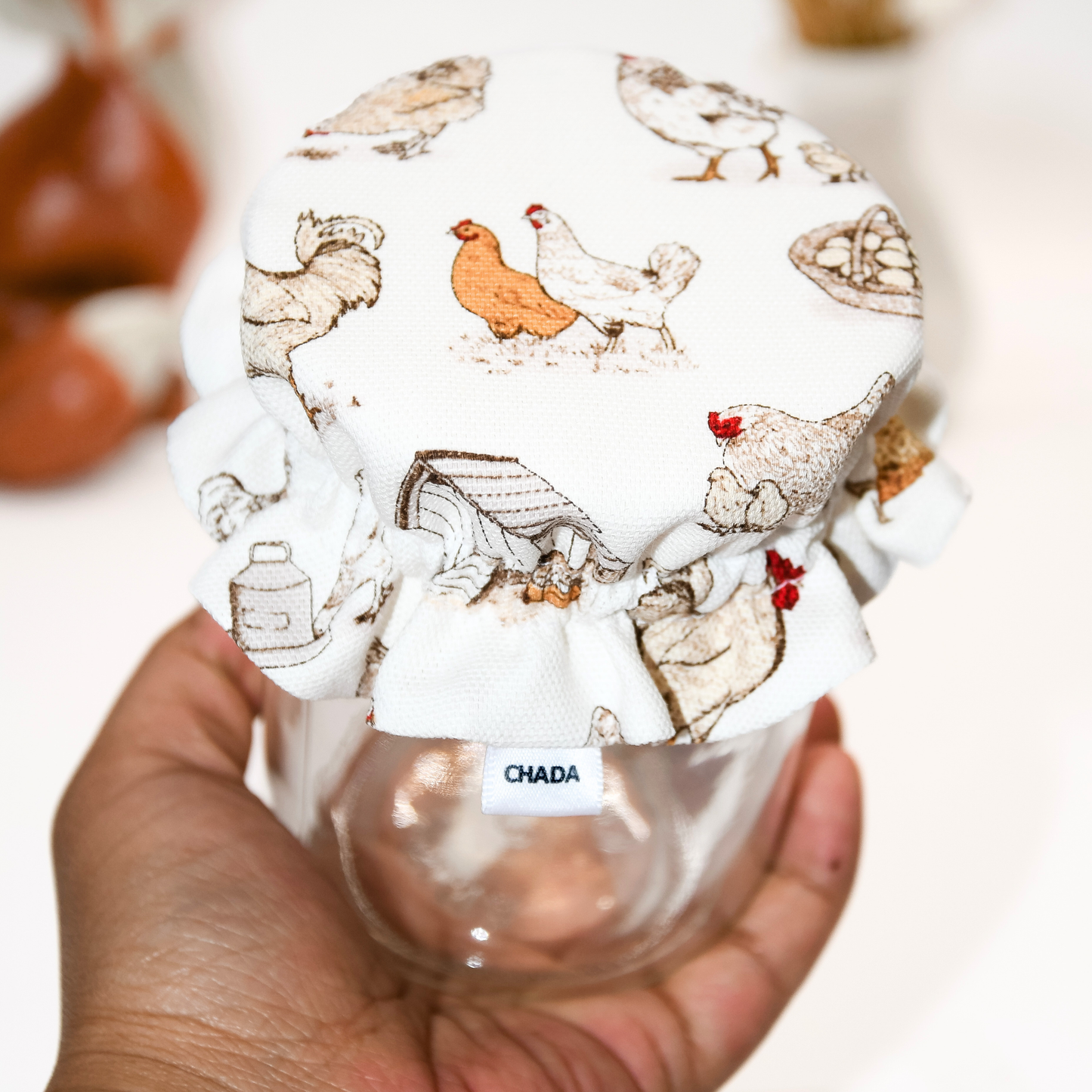 Chicken Jar Cover | Sourdough Starter Cover