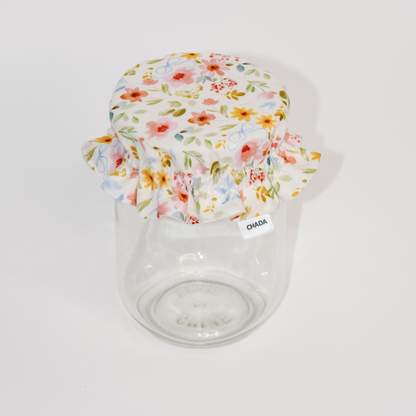 Floral Jar Cover | Sourdough Starter Cover