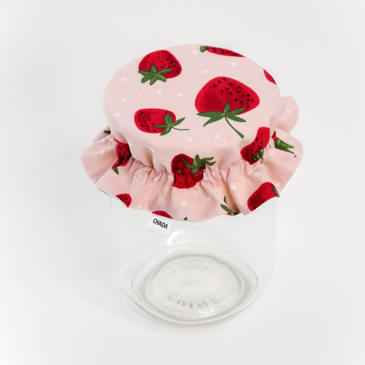 Strawberry Jar Cover | Sourdough Starter Cover