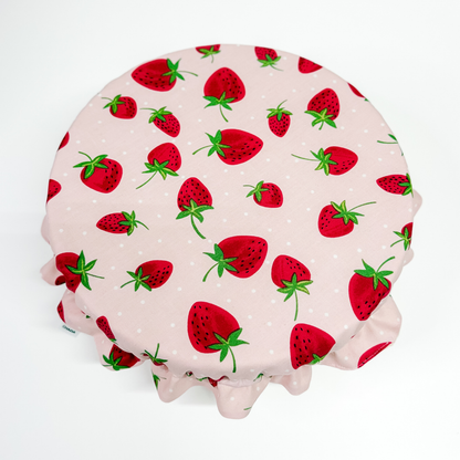 Strawberry Sourdough Proofing Bowl Cover